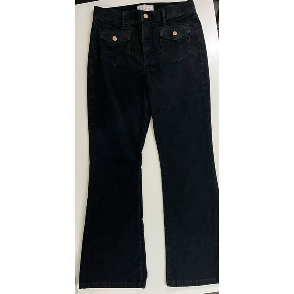 GAP Womens Soft Vintage Flare Corduroy Pants Black Size 10/30R Stretch High Rise - Picture 8 of 8